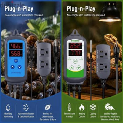 عرض Inkbird IHC-200 + ITC-308 للتحكم في الرطوبة والحرارة