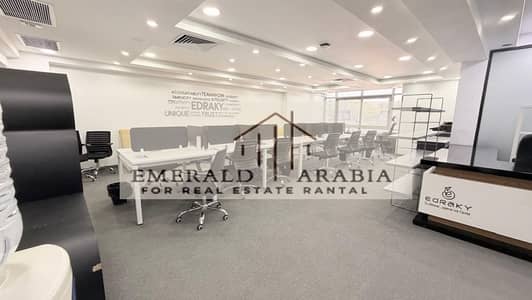مسطح اداري ٥٠٠ متر مجهز بالكامل يصلح لكبري الشركات و المؤسسات