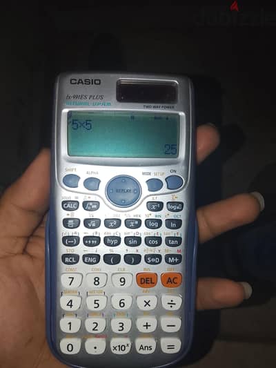 اله حاسبه كاسيو مستعمله استعمال خفيف اصليه 0fx991ES plus