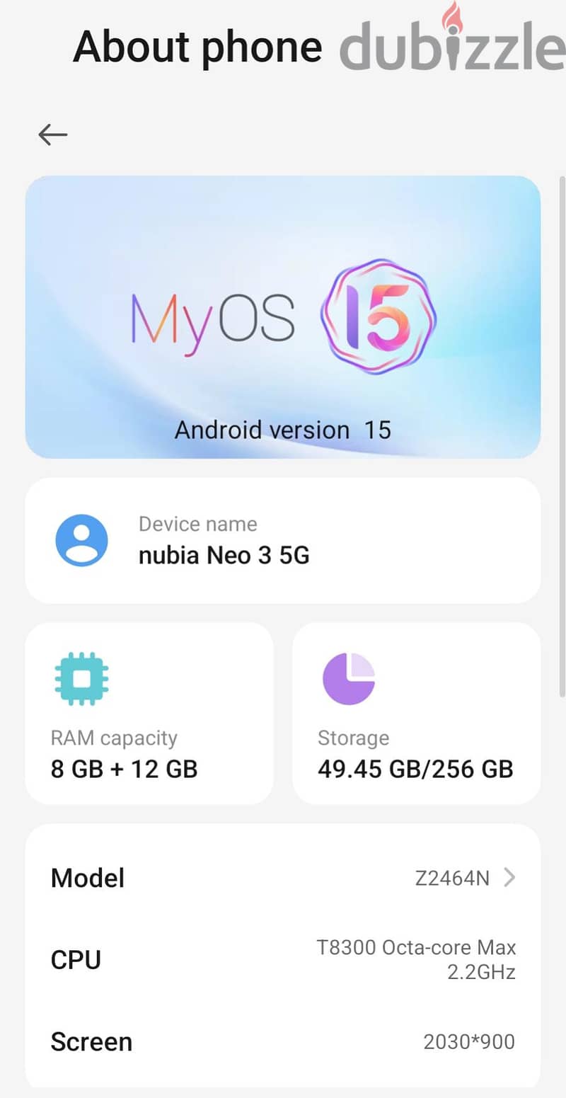 ZTE Neo 3 5g 5