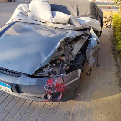 Hyundai Coupe 2005 هيونداي كوبيه fx ٢٠٠٥  حادثه