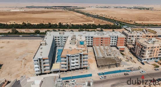 Delivery date with in 6 months for Apartment for sale in Hurghada with installments on 48 month