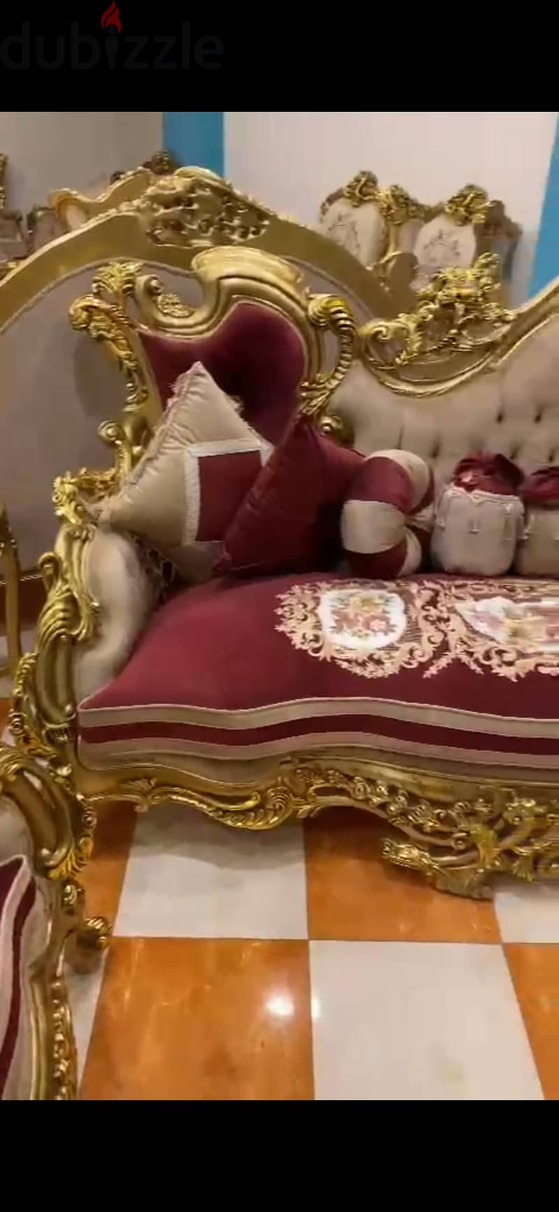 صالون مدهب 8