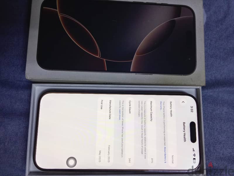 IPhone 16 Pro Max 256 Battery  91% 1