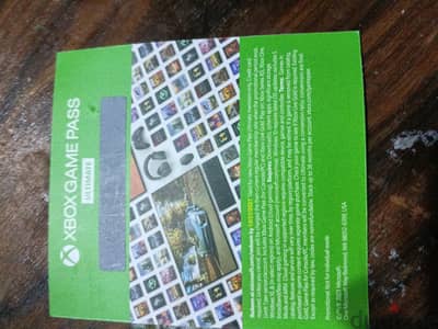 Xbox ultimate gamepass 1month