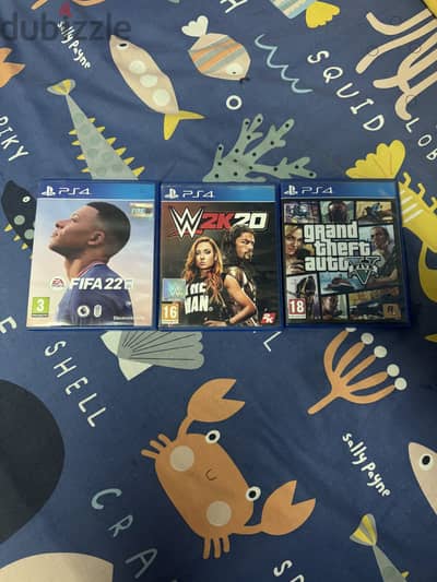فيفا 22 و مصارعه و gta 5
