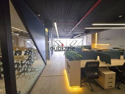 Administrative headquarters 200m air-conditioned furnished for rent in One Katameya Al-Mershidi Ring Maadi