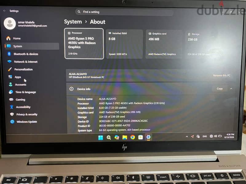 hp 845 g7 5