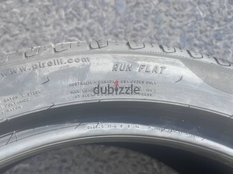 New Pirelli Run Flat 2025 2