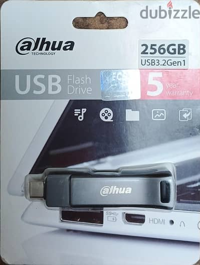 فلاشة Dahua 256GB USB 3.2 جديدة زيرو بالكرتونة وضمان