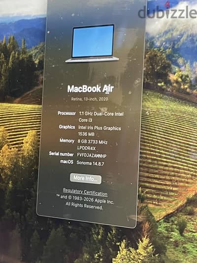 Macbook air 2020, retine 13 inch i3