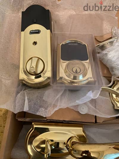 قفل باب ذكي Schlage Connect Smart Deadbolt + مقبض ويد الباب