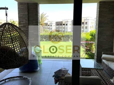 Last apartment for sale with a private garden, book and contract on the same day, in the heart of New Cairo, with the most distinguished view in the c
