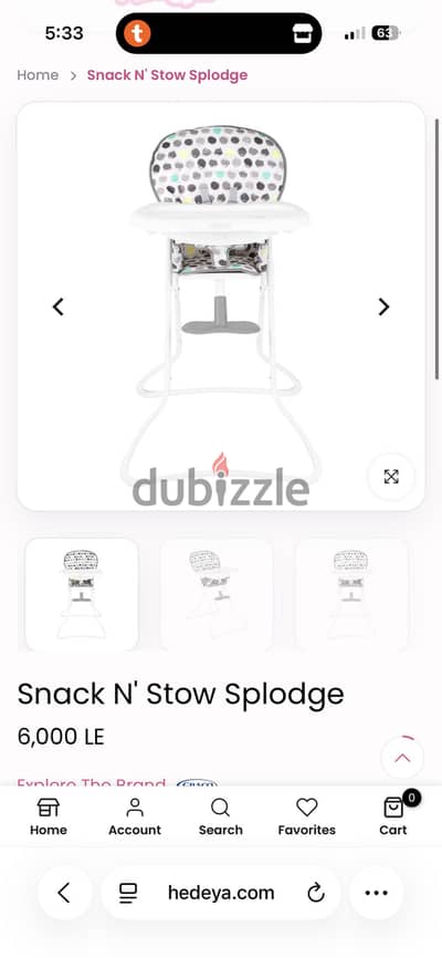 Baby feed chair