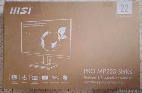 MSI PRO MP225 "22" FHD Monitor IPS 100 Hz
