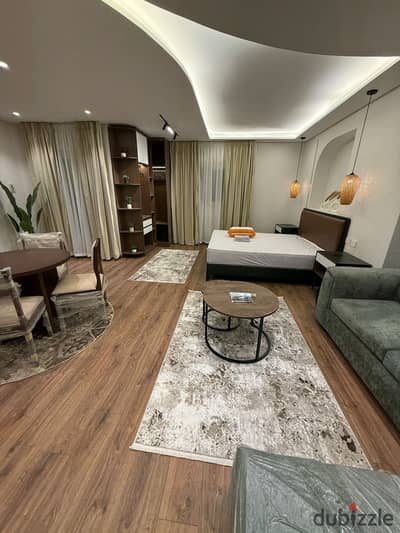Luxury hotel studio for rent | Prime location in Nasr City near Al Serag Mall off Abbas El Akkad Main Street – close to City Stars