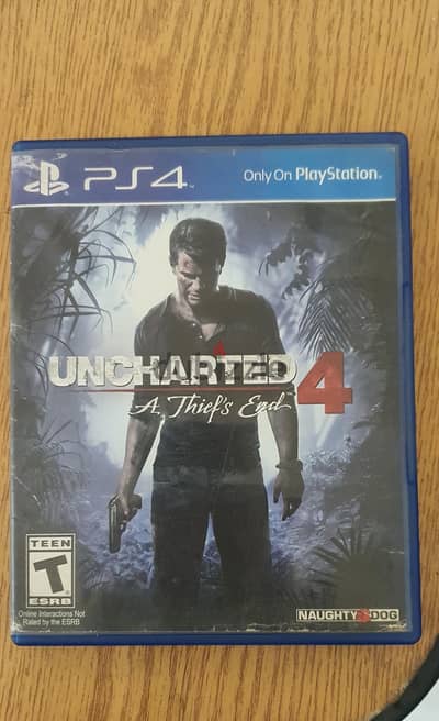 لعبة  uncharted 4 PS4