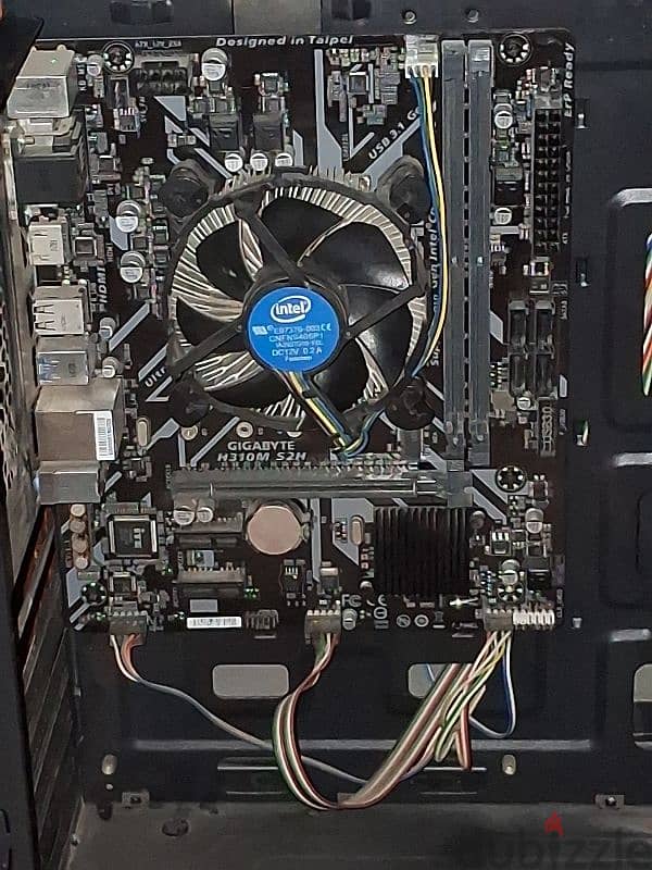 case  intel i3 9100f with h310m 2