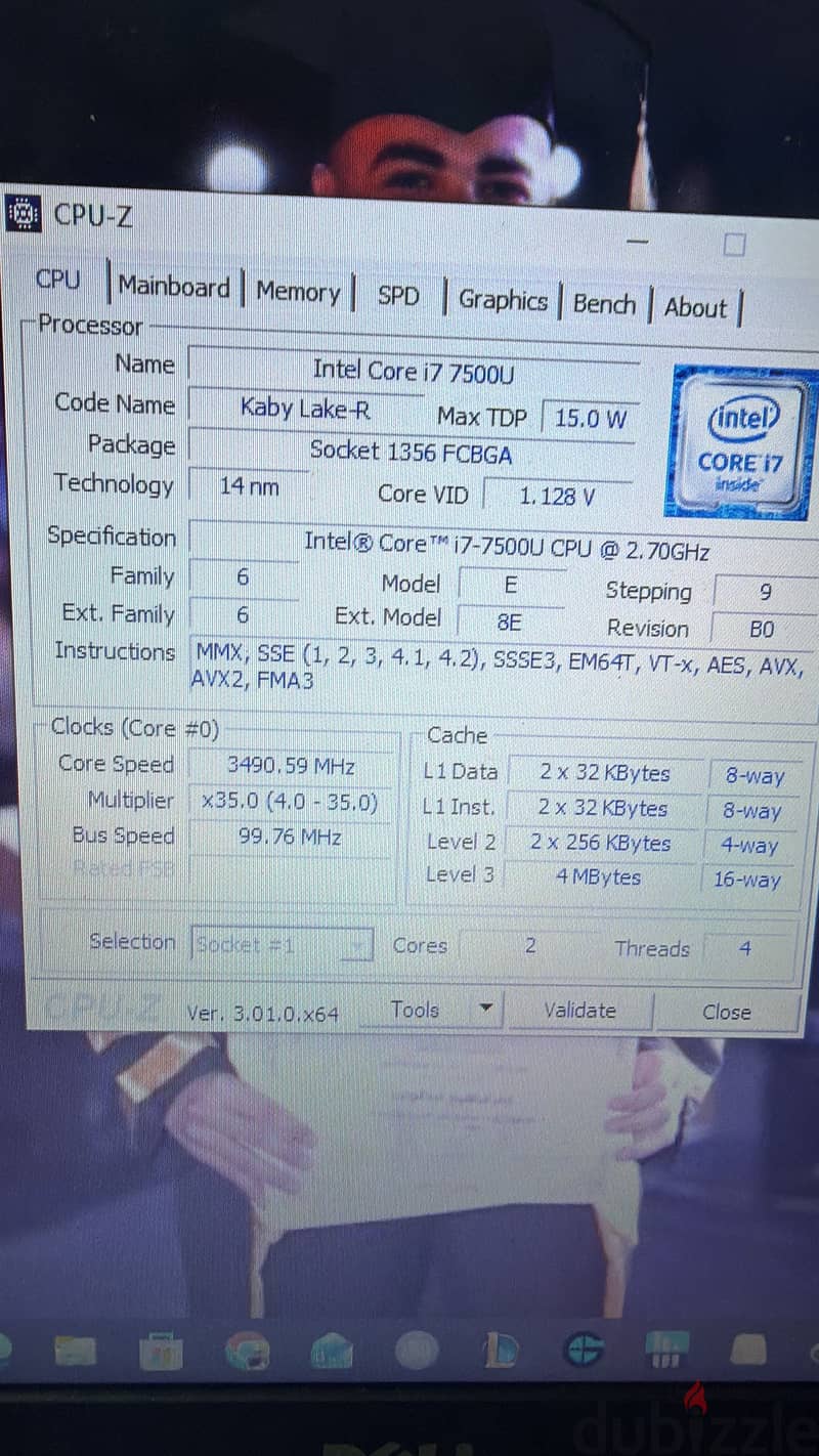 لابتوب ديل فوسترو Dell Vostro 14 Core i7 | 12GB RAM | 1.5TB (SSD+HDD) 5