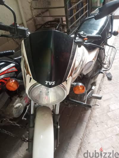 موتوسيكل tvs بحاله ممتازه