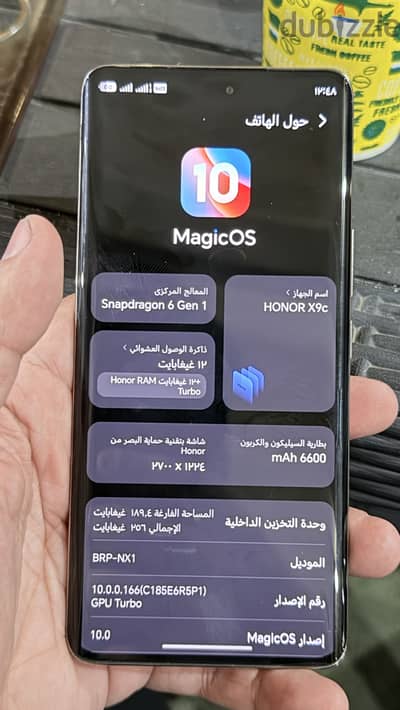 Honor X9c 12g ram. Size 256GB