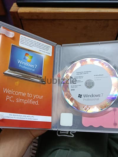 اسطوانة windows7 professional نسخة مميزة مغلقة تماماً