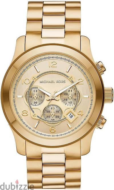 Authentic "Michael Kors" Gold Stainless Steel Men Watch Authentic "Michael Kors" Gold Stainless Steel Men Watch