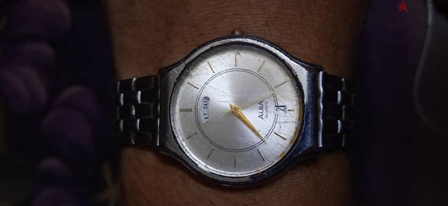 ساعة ألبا كوارتز (ALBA Quartz) ياباني أصلي - كلاسيك مميز ⌚