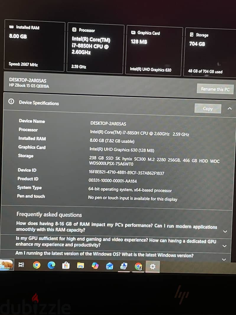 Hp Z Book work Stithen 1