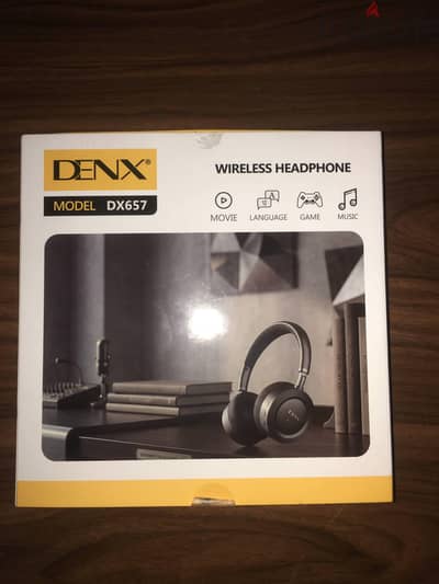 سماعة DENX DX657 Bluetooth – استعمال 4 أيام فقط – حالة ممتازة