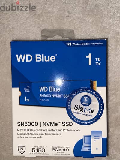 WD Blue SN5000 1Tb SSD