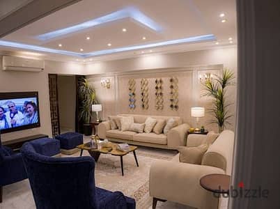 Furnished hotel apartment with hotel finishing near Safir Hotel, area for upscale and distinctive housing in Dokki for daily and monthly rent for families
