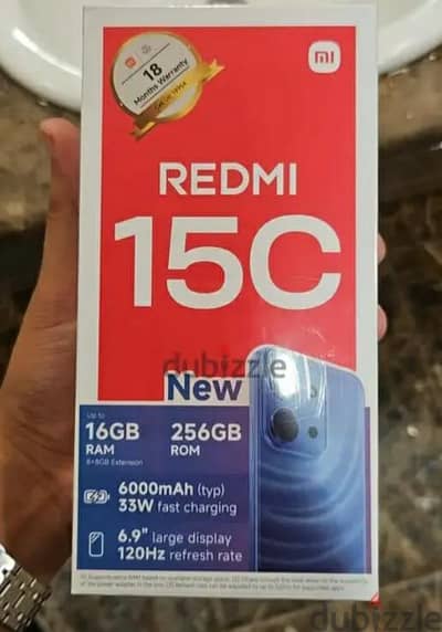 Redmi 15c جديد متبرشم