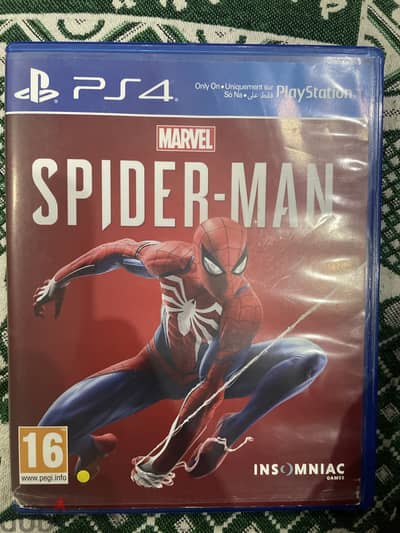 Spiderman ps4- Arabic/English
