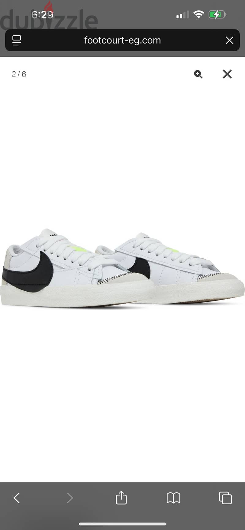 Nike Blazer low white 1