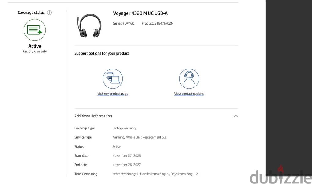 Headset Poly Voyager 4320 UC  Bluetooth headset for call center 3