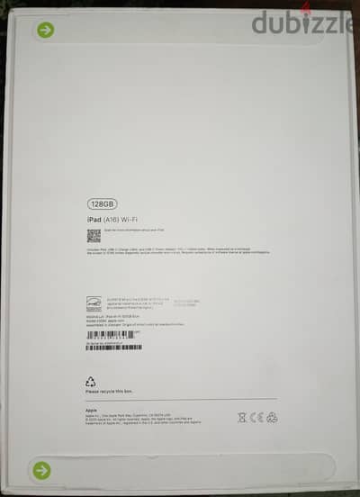 apple iPad A16 WiFi
