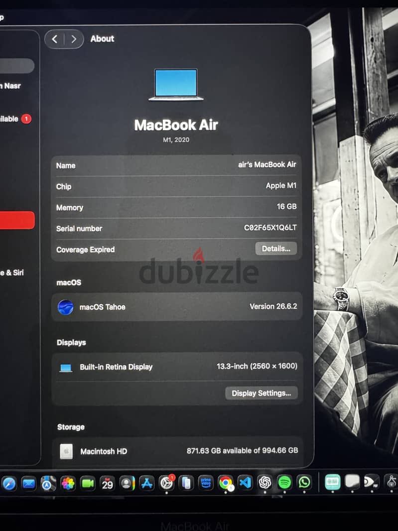 MacBook Air m1 16gb/1TB 1