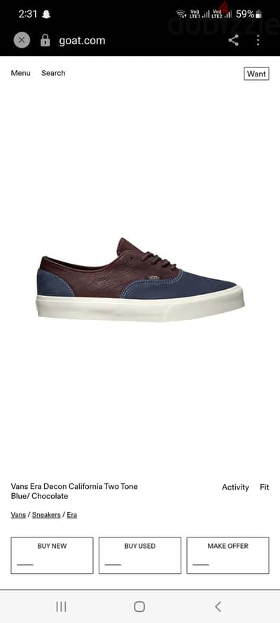 Vans shoes size 44