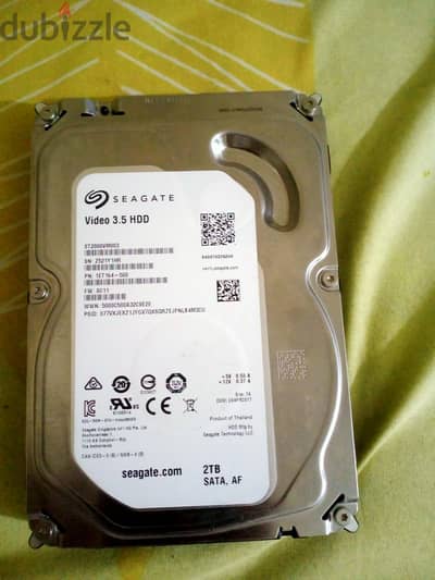هارد 2تيرا استعمال خفيف