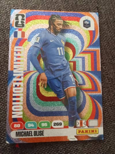 كرت Michael olise Limited edition panini 2026