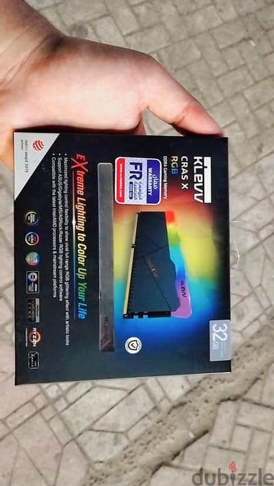 Klevv Cras X RGB 32GB (2*16GB) 3600MHz CL16 DDR4 RAM