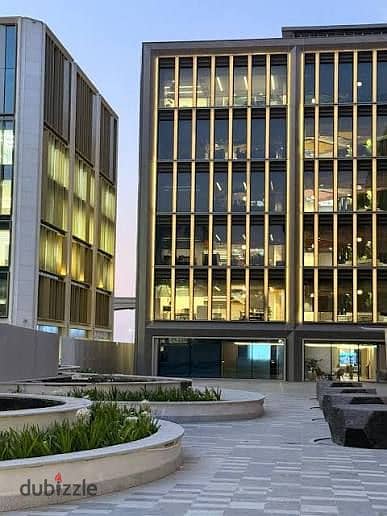 Distinct office for sale 350 sqm immediate receipt in One Ninety on the Southern Teseen, Fifth Settlement