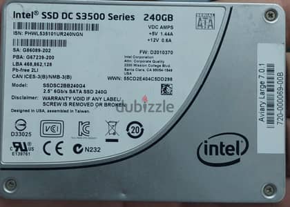 بيع Ssd 240 Gb Intel