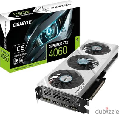 GIGABYTE Geforce 4060 EAGLE OC ICE 8G - Slightly better than RTX 5050