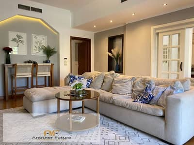 Fully furnished villa for rent in Al-Rabwa Compound, Sheikh Zayed.
