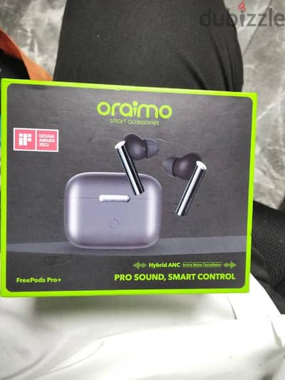 لقطة لسرعة البيع: سماعة oraimo FreePods Pro+ (استخدام 5 مرات ومستبدلة