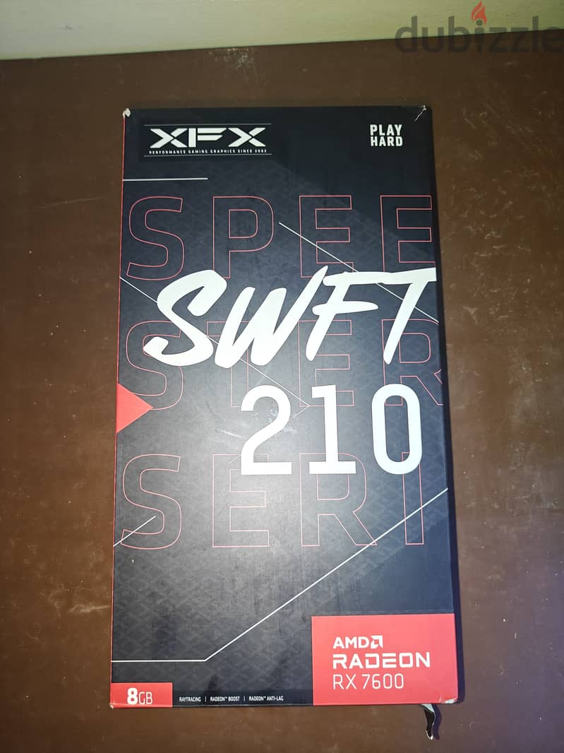 Rx7600 xfx swft 210 8gb 1