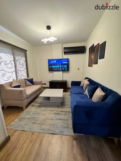 Furnished apartment for rent in Al Rehab, 74 sq m, prime location