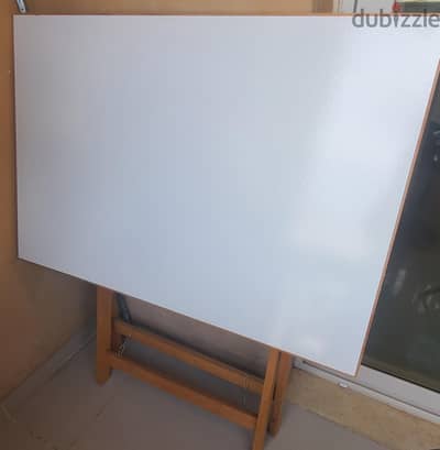 بوردة الرسم الهندسي مستعملة بمقاس 80×120 سم مع الحامل الخشب